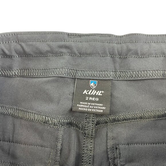 Kuhl Women's Freeflex Roll-up Black Pants Sz 2 NWT - Picture 3 of 13